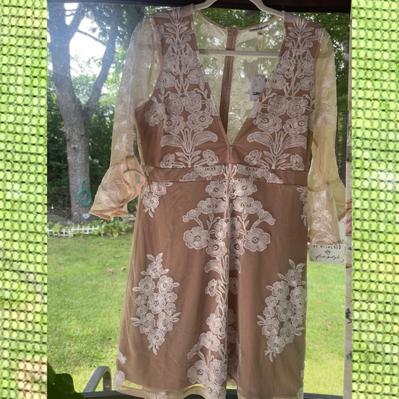 Free People For Love & Lemons Temecula Mini Dress - Picture 6 of 8